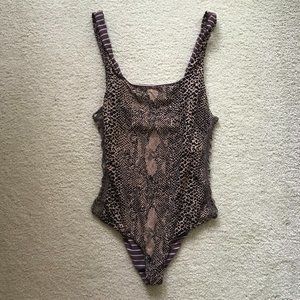 Acacia Reversible Bordeaux One Piece